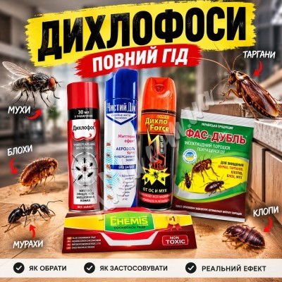 Чому Дихлофос «не спрацював»: 5 головних помилок при обробці квартири від комах