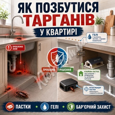 Пастки для тарганів: як правильно використовувати та комбінувати засоби