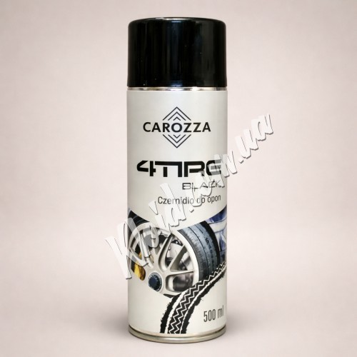 Аэрозоль Carozza 4TIRE BLACK для ухода и чернения шин