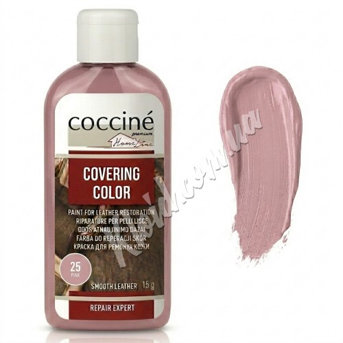 Фарба-коректор для ремонту гладкої шкіри Рожева Coccine Covering Color, 150 мл