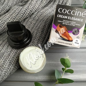Крем для взуття білий 03 Coccine Elegance 50 мл