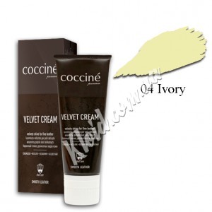 Ніжний крем для взуття Coccine Velvet Cream Айворі 04, 75 мл