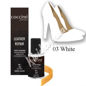 Коректор для ремонту гладкої шкіри Білий 03 Coccine leather repair, 10 мл