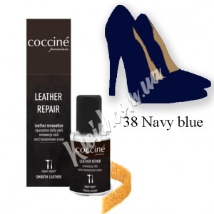 Коректор для ремонту гладкої шкіри Темно синій 38 Coccine leather repair, 10 мл