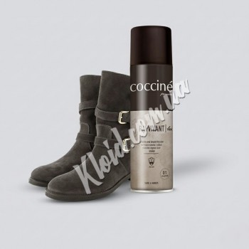 Краска-аэрозоль для замши, нубука, велюра Coccine Ravvivant Темно серый 211, 250 мл