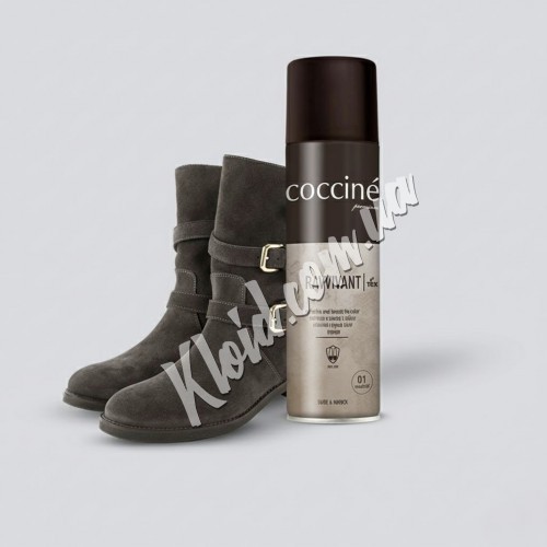 Краска-аэрозоль для замши, нубука, велюра Coccine Ravvivant Темно серый 211, 250 мл