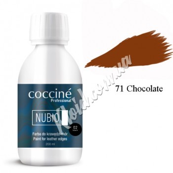 Фарба для країв та торців шкіри Coccine NUBIO Шоколад 71, 200 мл