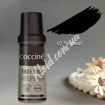 Рідкий блиск для штучної шкіри Coccine Eco Polish Чорний, 75 мл