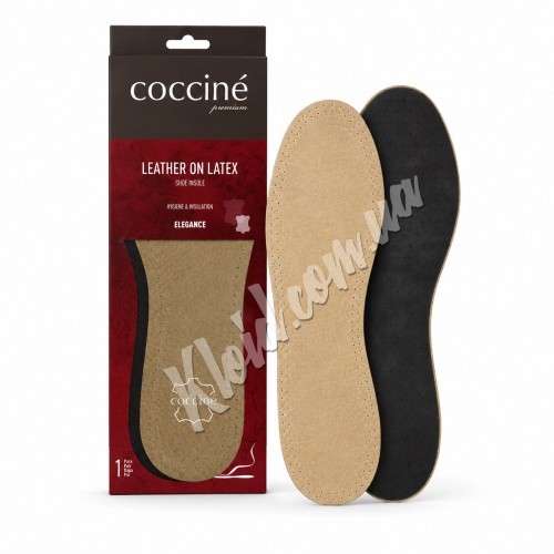 Шкіряні устілки для взуття Coccine Leather on Latex