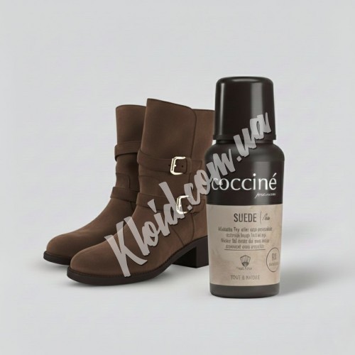 Крем-краска для замши, нубука, велюра Coccine Suede Средне коричневый, 75 мл