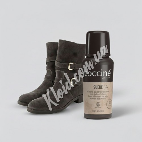 Крем-краска для замши, нубука, велюра Coccine Suede Темно серый, 75 мл