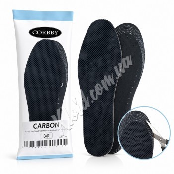 Устілки з мембранною тканиною CORBBY Carbon 35-45 Устілки з мембранною тканиною CORBBY Carbon 35-45