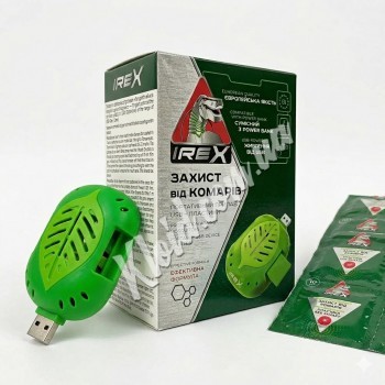 Комплект від комарів IREX: USB-фумігатор + 10 пластин