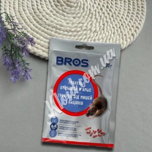 Гранули від мишей та щурів Bros 90 гр