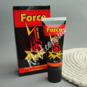 Гель от тараканов и муравьев Force, 75 мл