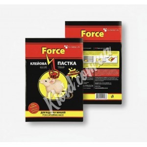 Клейова пастка для гризунів Force від мишей і щурів 17*25 см