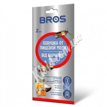 Липка стрічка від харчової молі Bros 2 шт