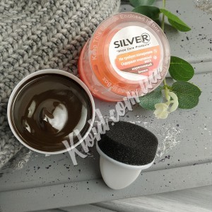 Крем-блеск для обуви Коричневый Silver, 50 мл