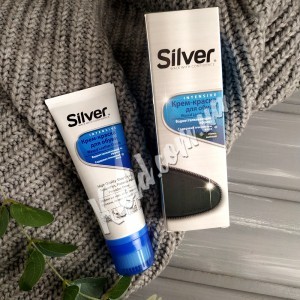 Крем для обуви Темно зеленый Silver Intensive 75 мл