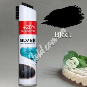 Краска для замши и нубука Silver Черный, 300 мл
