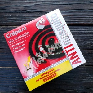 Спирали от комаров Antimosquito, 10 шт Спирали от комаров Antimosquito, 10 шт